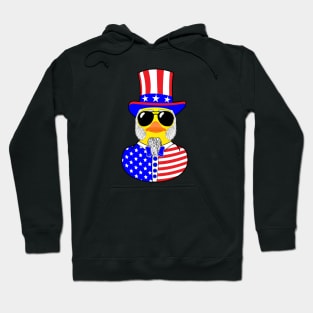 Cool Rubber duck uncle Sam Hoodie